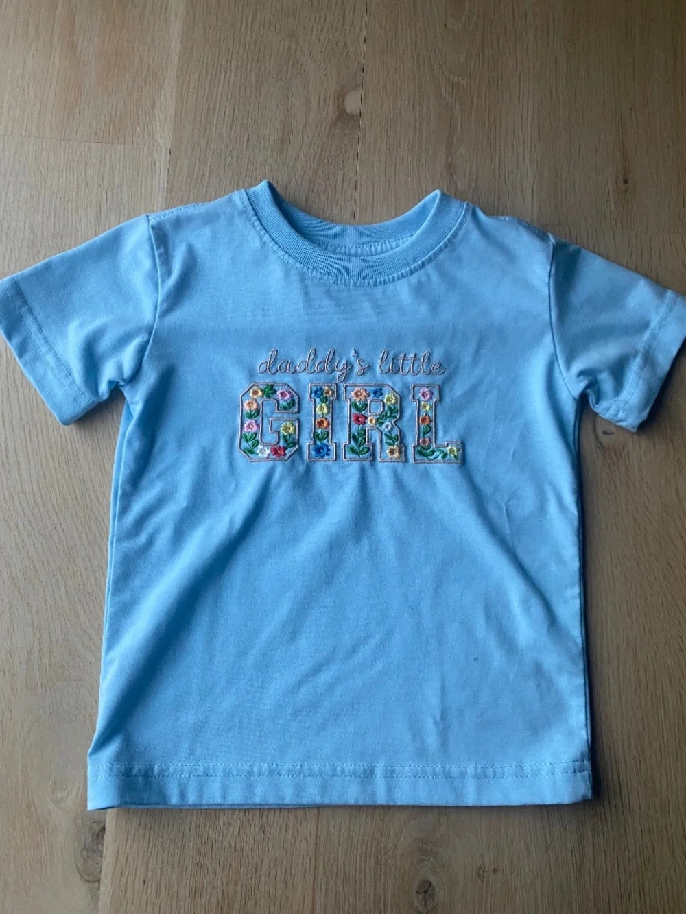 3T Embroidered Daddy’s Little Girl Shirt